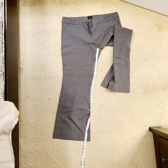 The Limited The Drew cut Grey pinstripe dress pants Size 18 - Picture 6 of 9